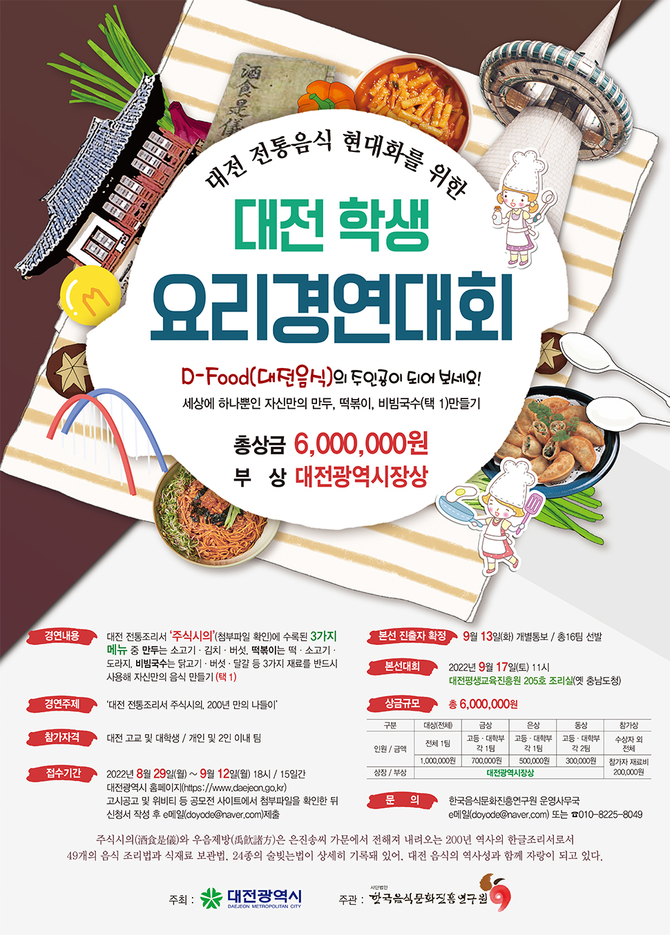 대전 학생 요리경연대회