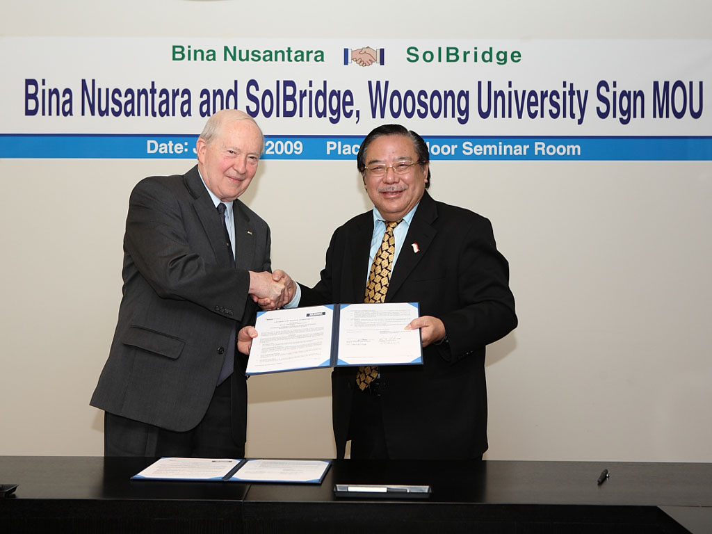 인도네시아 Bina Nusantara 대학교와 협약체결